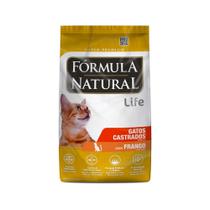Fórmula Natural - Ração para Gatos Castrados - LIFE - Sabor Frango - 7kg
