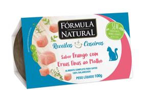 Fórmula Natural Receitas Caseiras Gatos Adultos Frango Com Ervas Finas Ao Molho