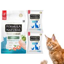 Fórmula Natural Super Premium Fresh Meat Para Gatos Sênior Idoso Kit Com 2 Pacotes 500g Sabor Frango