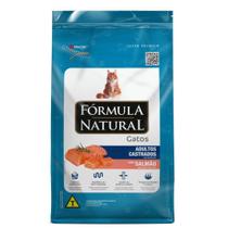 Fórmula Super Premium Gatos Castrados Sabor Salmão 7kg - Formula natural