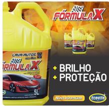 Fórmula X shampoo com cera de carnaúba 5 litros - Ecoville