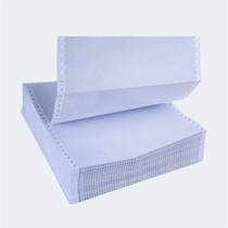 Formulário Contínuo Razão 1 Via 80 Colunas 56G Branco - Caixa com 6000