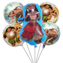 Fornecedor de festas: balões LALIFE Moana Foil, 5 unidades para festas infantis