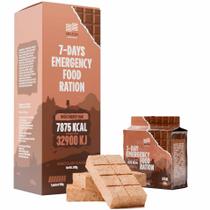 Fornecimento de alimentos de emergência em barras de biscoito de chocolate para 7 dias MRE Fornecimento de alimentos de emergência em barras de biscoito de chocolate para 7 dias MRE