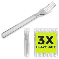 Fornecimento de garfos descartáveis: Tuff Heavy Duty Clear Plastic, pacote com 100
