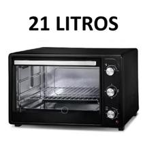 Forno 21 Litros 110v ou 220v 1000w Bancada De Mesa cozinha Com Timer Desligamento