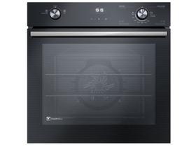 Forno a Gás de Embutir Electrolux Efficient com 80 Litros de Capacidade, Grill e Painel Full Touch Preto - OE8GH