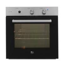 Forno a gás de embutir fischer infinity 78l com grill inox