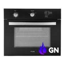 Forno à Gás GN de Embutir Stelar 46 litros Topázio Preto