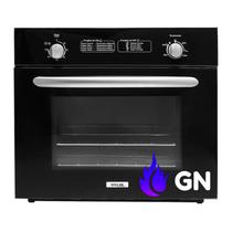 Forno À Gás GN de Embutir Stelar Due 55 Litros Preto