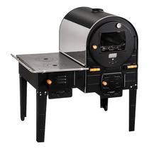 Forno A Lenha Com Fogão Tamanho Médio Com Interno Em Inox430