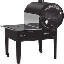 Forno Acoplado Lux Com Luz interna Chapa Ferro Fundido da Fornos Pinhal Forno Acoplado Lux Com Luz interna Chapa Ferro Fundido da Fornos Pinhal