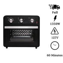 Forno Air Fryer De Bancada Fogatti Preto 22 Litros 1350 Watts 127V