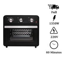 Forno Air Fryer Oven Bancada Fogatti 22 Litros 1350 Watts Preto 220V