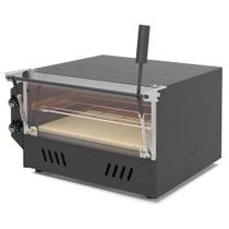 Forno Assador Industrial Saro Porta Guilhotina 32 Litros Elétrico 220V 53x47 cm sem Cavalete FG22