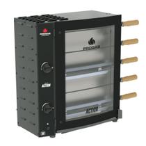 Forno Assador Rotativo Industrial PRAC-05T - Gás Baixa Pressão 5 Espetos Mistos p/ 1.3Kg/ Cada - Progás