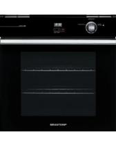 Forno brastemp a gás 84 litros preto 220v boa84aerna Forno brastemp a gás 84 litros preto 220v boa84aerna