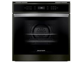 Forno Brastemp de Embutir 84 Litros Eclipse Meat Control Elétrico Preto 220V BOT84APBNA