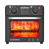 Forno Com Air Fryer Telefunken 12L Aero Fryer 120 Preto 127V