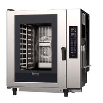 Forno Combinado a Gás 10 Funções 500 receitas CG-MAX 11 p/ 11 GNs 1/1 c/ Tecnologia Steam Power e Higienização Automática - Prática