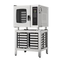 Forno Combinado Com Cavalete Wictory Trifásico 220V WCAA05NE Forno Combinado Com Cavalete Wictory Trifásico 220V WCAA05NE