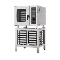 Forno Combinado Programável Wictory Com Cavalete Trifásico 220V WCPR-05NE Forno Combinado Programável Wictory Com Cavalete Trifásico 220V WCPR-05NE