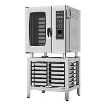 Forno Combinado Programável Wictory Com Cavalete Trifásico 220V WCPR-08NE