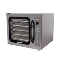 Forno Convector Industrial para Pudim 5 Esteiras WCPP-535 Wictory Forno Convector Industrial para Pudim 5 Esteiras WCPP-535 Wictory