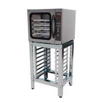 Forno Convector Turbo 60 Litros Inox Com 5 Assadeiras WCV-535 E Cavalete Para 8 Assadeiras Wictory Forno Convector Turbo 60 Litros Inox Com 5 Assadeiras WCV-535 E Cavalete Para 8 Assadeiras Wictory
