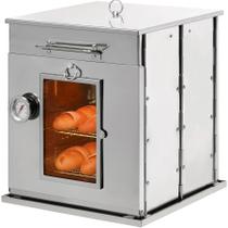 Forno de acampamento REDCAMP 14H dobrável com grelha de 2 níveis em aço inoxidável Forno de acampamento REDCAMP 14H dobrável com grelha de 2 níveis em aço inoxidável