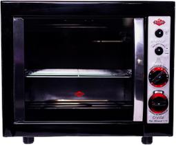 Forno de bancada elétrico Crystal Plus Advanced Black LAYR 46L 1750w Preto Forno de bancada elétrico Crystal Plus Advanced Black LAYR 46L 1750w Preto