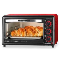 Forno de Bancada Elétrico Telefunken 20L E250C Vermelho 220V