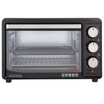 Forno de Bancada Pés Antiderrapantes Com Grelha Black Decker FT21P 220v 1300w Preto