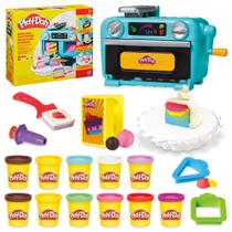 Forno de brinquedos Play-Doh Super Slice Cake Playset com acessórios Forno de brinquedos Play-Doh Super Slice Cake Playset com acessórios