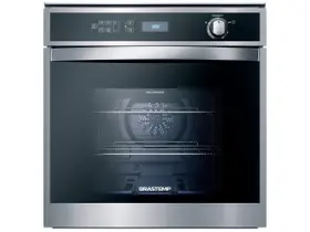 Forno de Embutir a Gás Brastemp 78 Litros Cor Inox com Convecção e Termômetro Meat Control - BOH84AR