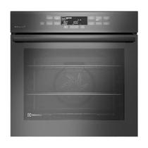 Forno de Embutir Electrolux Elétrico 80L com VaporBake e Conectividade Cinza 220V