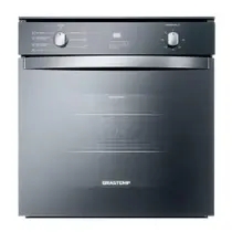 Forno de Embutir Elétrico Brastemp 84 Litros Cor Inox Espelhado com Convecção e Timer Touch - BOC84AR