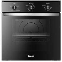 Forno de embutir elétrico Consul 84L preto com Timer Autodesligamento e Grill COB84BE