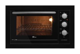 Forno de Embutir Elétrico Fischer 48L Fit Line com Função Grill Preto 220V