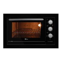 Forno de Embutir Elétrico Fischer Fit Line 48L com Timer e 3 Funções Preto 220V Forno de Embutir Elétrico Fischer Fit Line 48L com Timer e 3 Funções Preto 220V