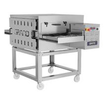 Forno De Esteira Pizza A Gás Inox Fe500 Grano