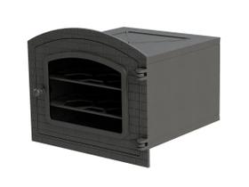 Forno De Ferro Com Vidro Libaneza - Colonial 51x45,5x30,5 Cm