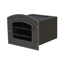 Forno De Ferro Com Vidro Libaneza - Colonial 51x45,5x30,5 Cm Forno De Ferro Com Vidro Libaneza - Colonial 51x45,5x30,5 Cm