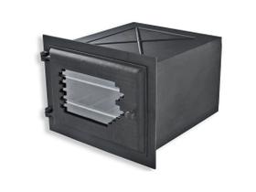Forno de Ferro com Vidro Libaneza - Império 51x45,5x30,5 Cm Forno de Ferro com Vidro Libaneza - Império 51x45,5x30,5 Cm