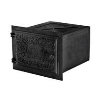 Forno de Ferro Fundido Libaneza P 48,5x33,5x28,5cm 2 Grelhas Preto Forno de Ferro Fundido Libaneza P 48,5x33,5x28,5cm 2 Grelhas Preto