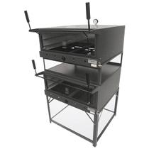 Forno de Lastro Duplo a Gás 90cm Metal Brey FI-90 D