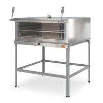 Forno de Lastro Inox a Gás com Pedra Refratária FL900 - Tostando
