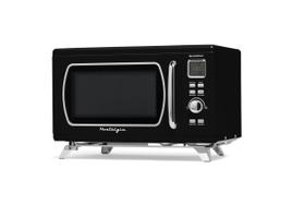 Forno de microondas Nostalgia Mid-Century Retro 900W 25L preto