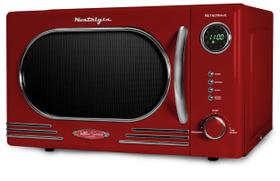 Forno de microondas Nostalgia NRMO11RR6A 1,1 pés cúbicos 1000W vermelho