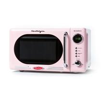 Forno de microondas Nostalgia Retro Compact 0,7 pés cúbicos 700 W rosa